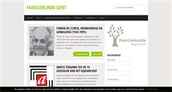 Desktop Screenshot of familiekunde-gent.be